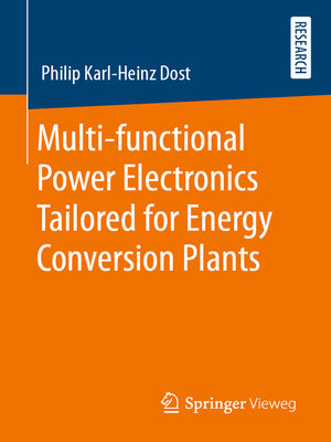cover image of Multi-functional Power Electronics Tailored for Energy Conversion Plants